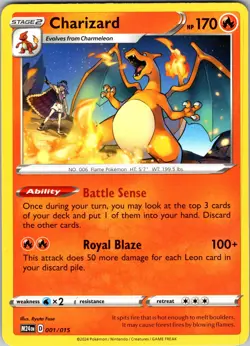 Charizard Rare SWSH04: Vivid Voltage 025/185 NM - Pokemon TCG - Image 1