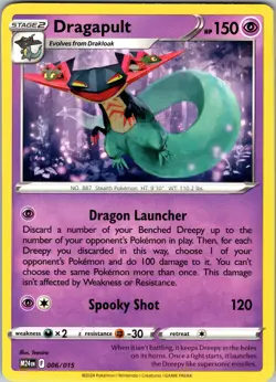 Dragapult Promo McDonald's Promos 2024 006/015 NM - Pokemon TCG - Image 1