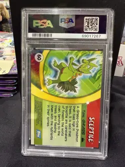 2004 Topps Pokemon Advanced Challenge Sceptile #60 - PSA 9 Mint - Image 2