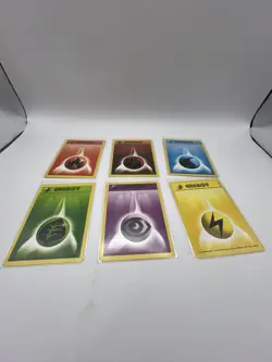 1999 Pokemon WOTC Pokemon Shadowless Base Set Energy Lot Of 6 Near Mint🔥 - Image 1