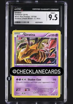 Pokemon Giratina Cosmos Holo XY184 Black Star Promo CGC 9.5 - Image 2