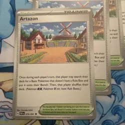 Artazon 076/091 Uncommon Playset 4X Paldean Fates Pokemon TCG Mint NM - Image 2