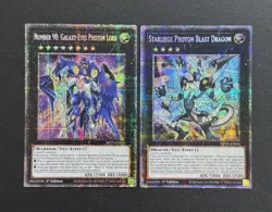 2025 YUGIOH MP25 1ST ED STARLIGHT RARE GALAXY EYES & PHOTON DRAGON NM SET - Image 1