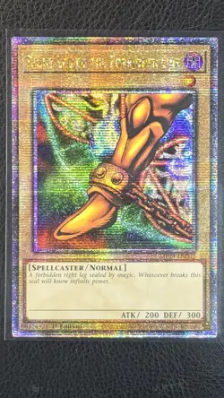 Right Leg Of The Forbidden One QCR 1st Ed MP24-EN002 M PF YuGiOh Dueling Mirrors - Image 1