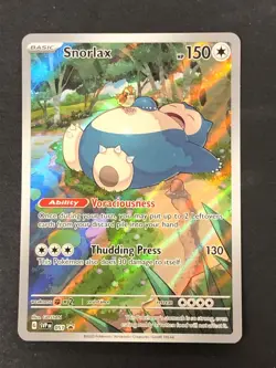 Snorlax 051 Pokemon Sv: Scarlet & Violet Promo Card Holo Near Mint - Image 1