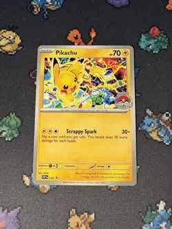 Pokemon Cards Pikachu SVP225 World Championship 2025 Promo - (NM) - Image 1