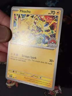 Pokemon Cards Pikachu SVP225 World Championship 2025 Promo - (NM) - Image 3
