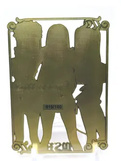 Goddess Story - Gold Metal Waifu Card - Kitagawa Marin - NUMBERED 019/100 - Image 2