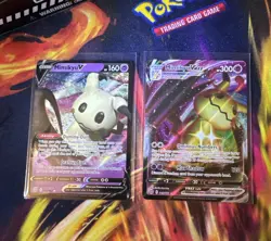 Mimikyu V & VMAX (Lot of 2) Holo Brilliant Stars Pokemon Cards NM 🔥🔥 - Image 1