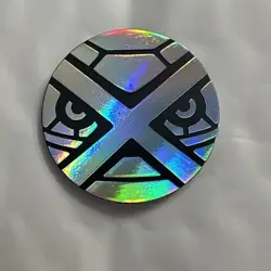 Metagross Silver Mirror Metallic Pokemon Card TCG Flip Coin - Image 1