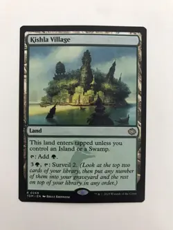 Kishla Village MTG Magic the Gathering Card NM Near Mint TDM - Image 1