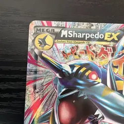 Pokemon TCG Mega M Sharpedo EX Black Star Promo XY200 Holo Card - Image 2