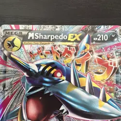 Pokemon TCG Mega M Sharpedo EX Black Star Promo XY200 Holo Card - Image 3