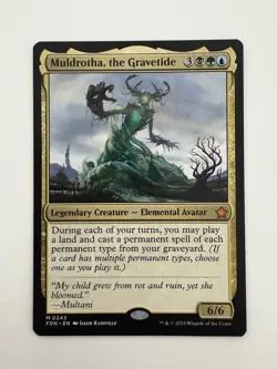 Muldrotha the Gravetide MTG Magic the Gathering Card NM Near Mint FDN - Image 1