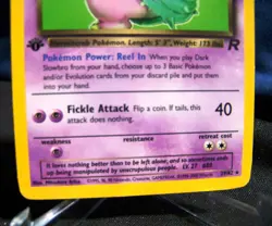 Dark Slowbro 29/82 - 1st Edition Team Rocket Vintage Pokemon Card - EX+ / NM- - Image 3