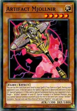 EXFO EN028 1ST ED 3X ARTIFACT MJOLLNIR COMMON CARDS - Image 1