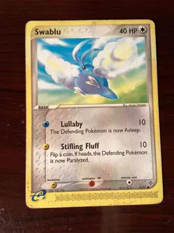 SWABLU 75/97 - NON-HOLO COMMON - Ex Dragon - 2003 POKEMON CARD - Image 1