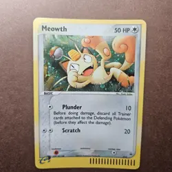 Meowth 013 13 Black Star Promo Holo Card - NM - Image 1