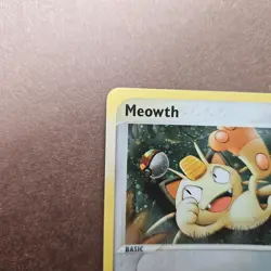 Meowth 013 13 Black Star Promo Holo Card - NM - Image 2