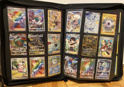 NEW Pokemon Binder Lot 10 Pages Filled With Full Art Rare Cards (175+ Cards) - Image 1