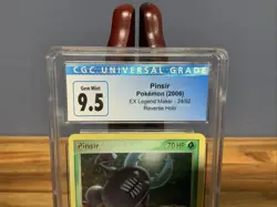 CGC 9.5 MINT+ Pinsir 2006 EX Legend Maker 24/92 Reverse Holo Rare Pokemon Card - Image 5