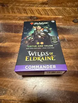 Magic the Gathering Wilds of Eldraine Commander Deck - Virtue and Valor - Image 1