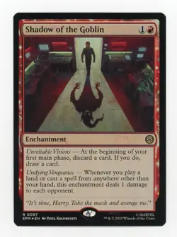 Magic: The Gathering Marvel's Spider-Man Foil Shadow of the Goblin #87 - Image 1