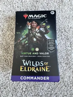 Wilds of Eldraine Magic the Gathering MTG - Virtue and Valor Commander Deck - Image 1