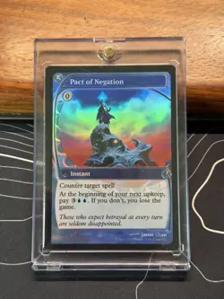 FOIL MTG Pact of Negation (Future Sight) Mystery Booster 2 MB2 + MAG CASE - Image 1