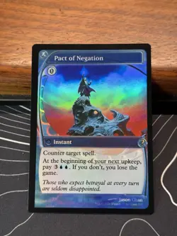 FOIL MTG Pact of Negation (Future Sight) Mystery Booster 2 MB2 + MAG CASE - Image 2