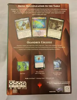 Magic the Gathering - Quantum Quandrix Commander Deck (SEALED) - Image 2