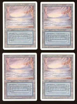 4x 1994 Revised/3rd Edition Underground Sea ~ Vintage MTG/Magic!!! - Image 1