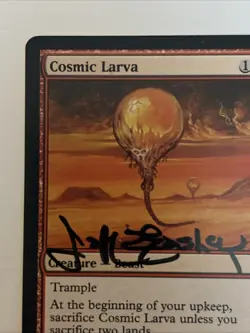 Signed ARTIST PROOF Cosmic Larva Jeff Easley MTG - Image 5