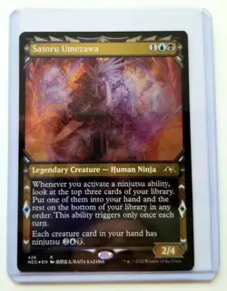 Satoru Umezawa SHOWCASE FOIL - Kamigawa: Neon Dynasty - NM - Image 3
