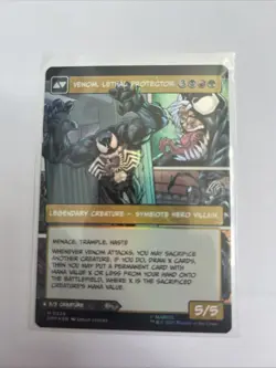 Venom Eddie Brock Marvel's Spider-Man: Eternal-Legal Foil Near Mint English MTG - Image 1