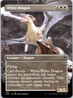White Dragon (Borderless) - Adventures in the Forgotten Realms - 288 NM - Image 1