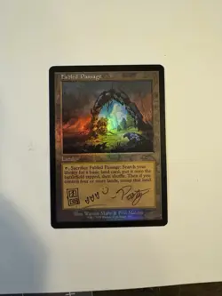 MTG Secret Lair x Post Malone #727 Fabled Passage Foil NM - Image 1