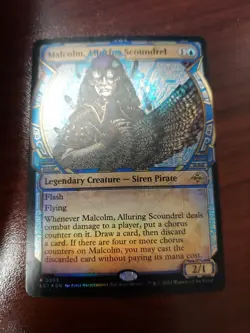 Malcolm, Alluring Scoundrel (Showcase) The Lost Caverns of Ixalan Foil - Image 1