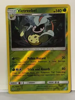 Victreebel Reverse Holo 3/145 SM - Guardians Rising NM Pokemon Fast Ship - Image 1