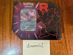 Pokemon TCG Team Rocket NIDOKING Tin NEW & Factory Sealed - Image 1