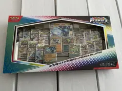 Pokemon TCG Prismatic Evolutions Lucario EX Tyranitar EX Premium Collection NEW - Image 1
