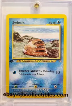 Pokemon SWINUB 79/111 1st Edition Neo Genesis - Light Play 🍒 - Image 1