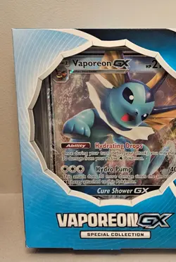 Pokemon Vaporeon GX Special Collection Box Sealed - Image 2