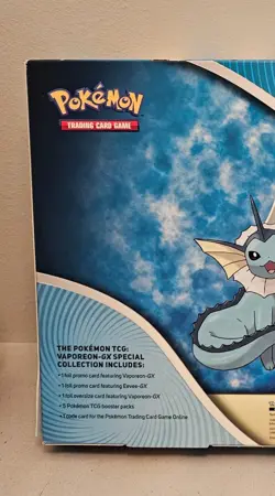 Pokemon Vaporeon GX Special Collection Box Sealed - Image 5