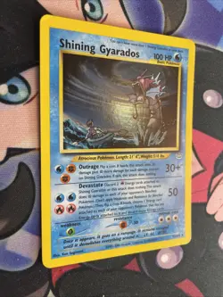 Pokemon TCG Shining Gyarados Neo Revelation with Swirl! Holo - RARE - LP+ - Image 3