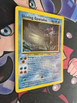 Pokemon TCG Shining Gyarados Neo Revelation with Swirl! Holo - RARE - LP+ - Image 4