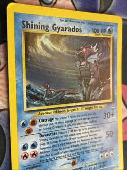 Pokemon TCG Shining Gyarados Neo Revelation with Swirl! Holo - RARE - LP+ - Image 5