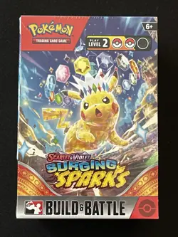 Pokemon TCG Sealed Surging Sparks Build & Battle Box - Image 1