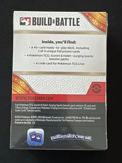 Pokemon TCG Sealed Surging Sparks Build & Battle Box - Image 3