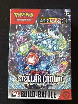 Pokemon TCG New/Sealed Scarlet & Violet Stellar Crown Build and Battle Box - Image 1